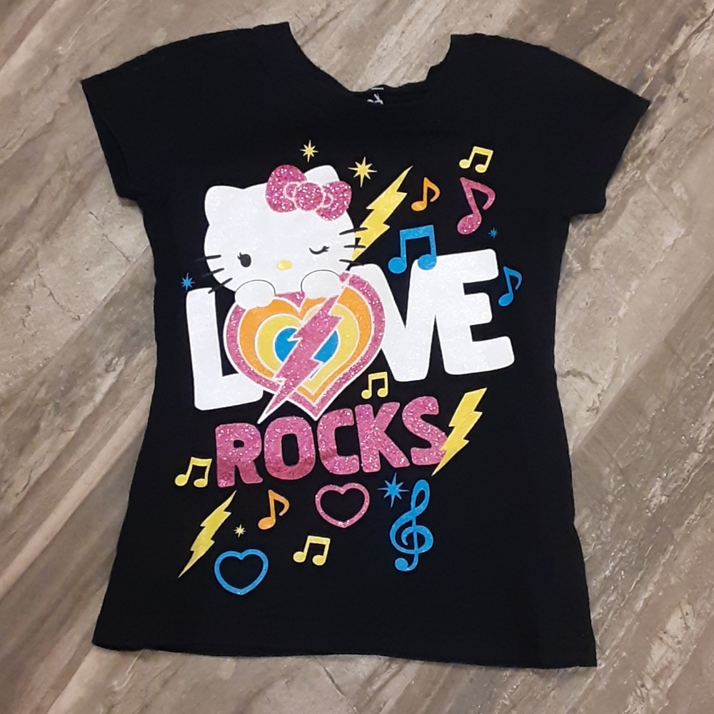 Hello Kitty size 4 5 Love Rocks top